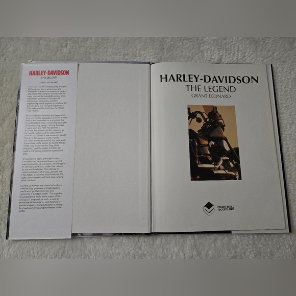 Harley-Davidson The Legend By Grant Leonard Coffee Table Book - Picture 14 of 16